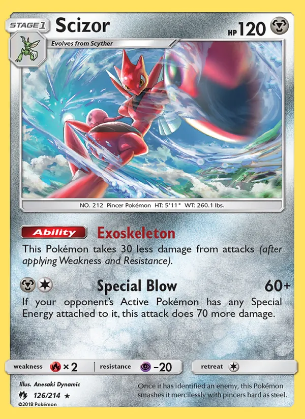 Scizor 126/214 Lost Thunder