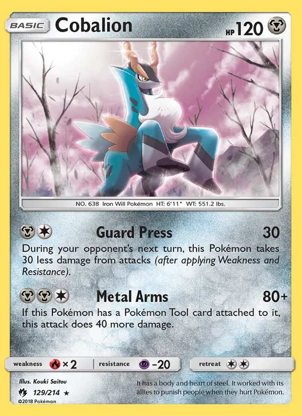 Cobalion 129/214 Lost Thunder