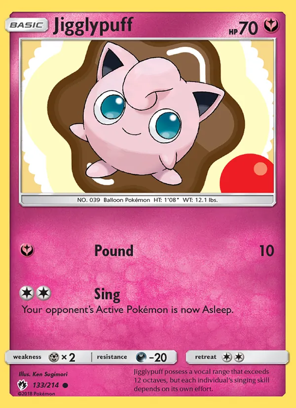 Jigglypuff 133/214 Lost Thunder