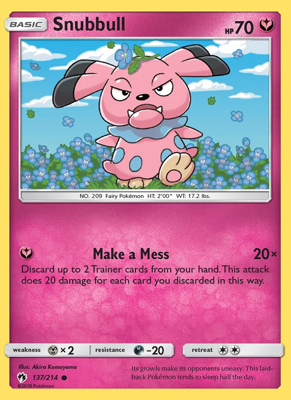 Snubbull 137/214 Lost Thunder