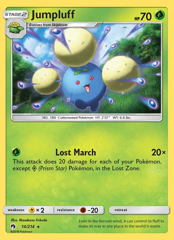 Jumpluff 14/214 Lost Thunder