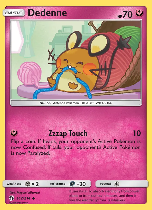 Dedenne 142/214 Lost Thunder