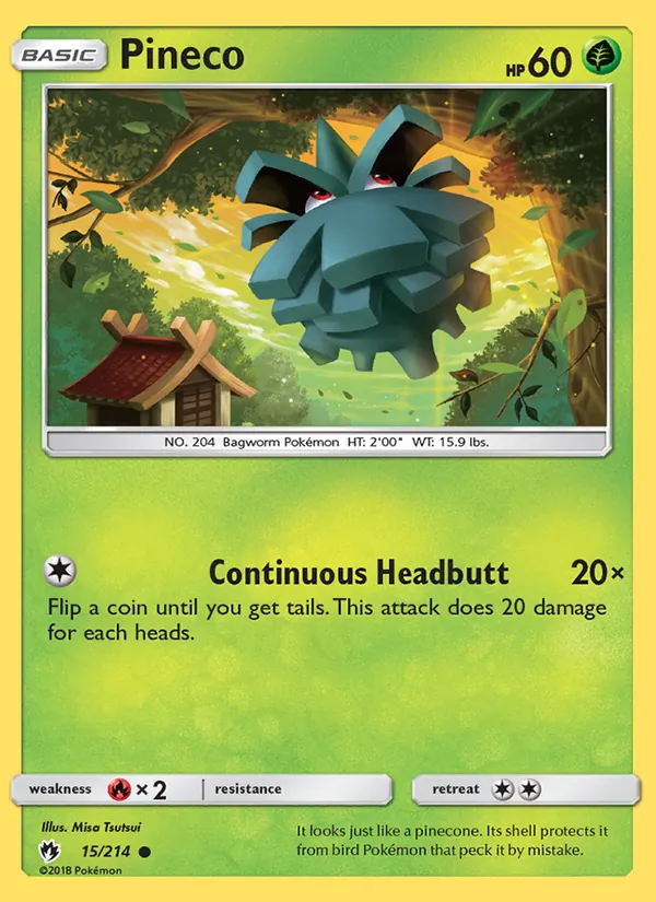 Pineco 15/214 Lost Thunder