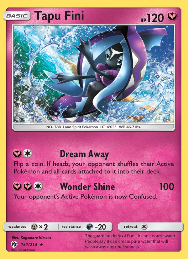 Tapu Fini 151/214 Lost Thunder