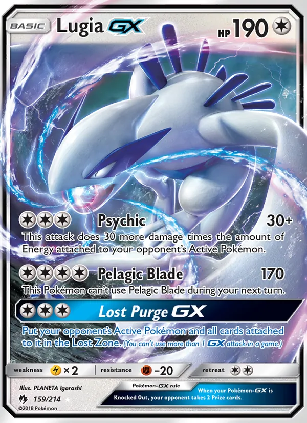 Lugia GX 159/214 Lost Thunder