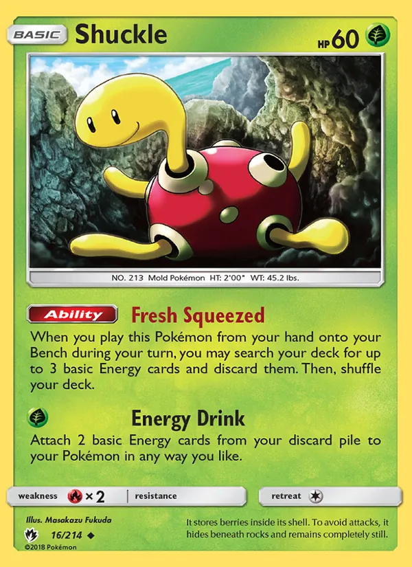 Shuckle 16/214 Lost Thunder