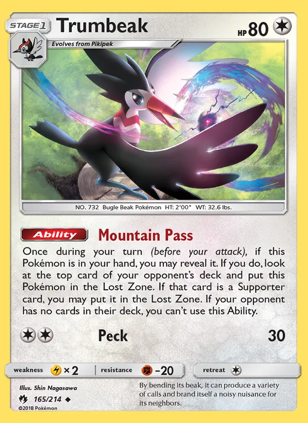 Trumbeak 165/214 Lost Thunder