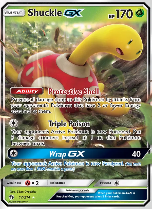 Shuckle GX 17/214 Lost Thunder