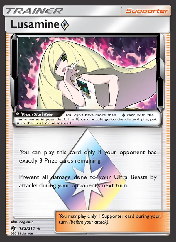 Lusamine ◇ 182/214 Lost Thunder