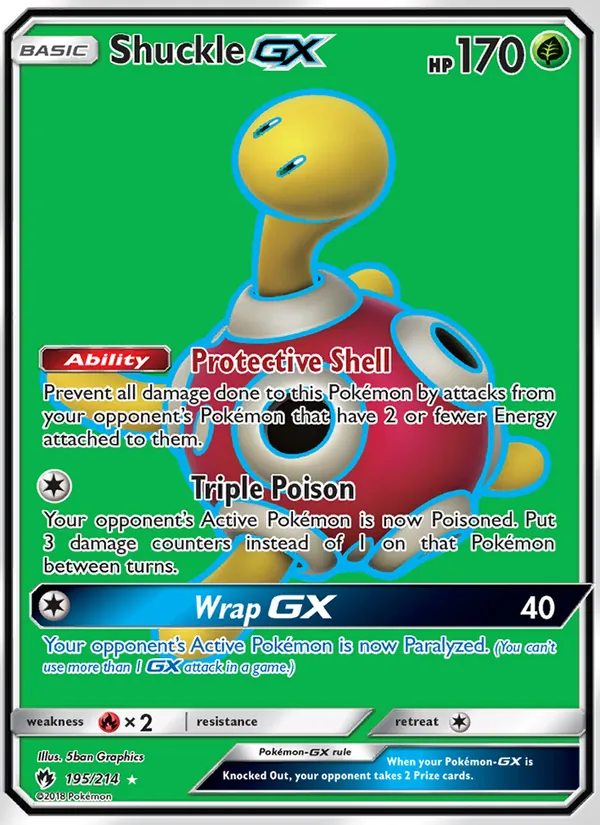 Shuckle GX 195/214 Lost Thunder