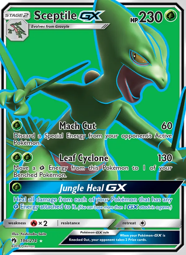 Sceptile GX 196/214 Lost Thunder