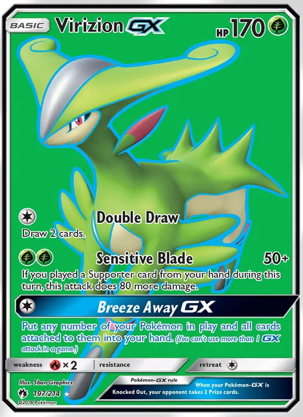 Virizion GX 197/214 Lost Thunder