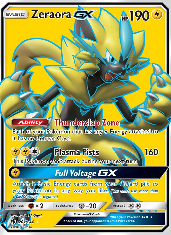Zeraora GX 201/214 Lost Thunder