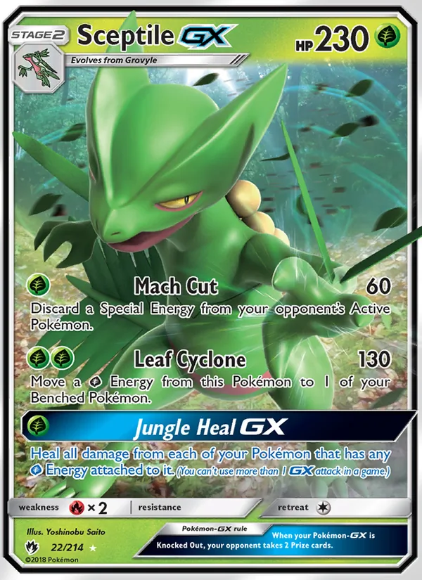 Sceptile GX 22/214 Lost Thunder