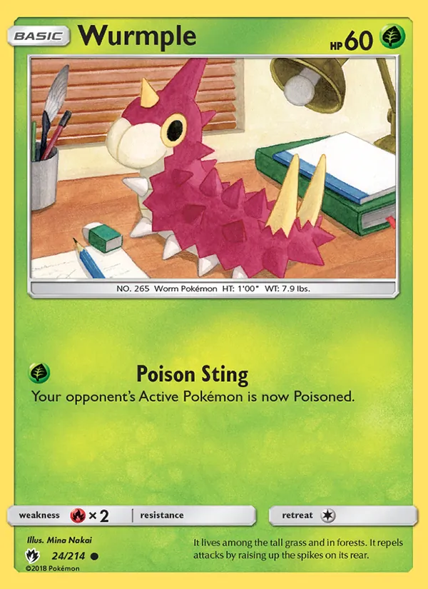 Wurmple 24/214 Lost Thunder