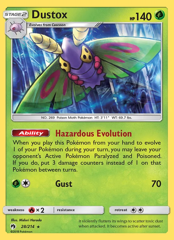 Dustox 28/214 Lost Thunder