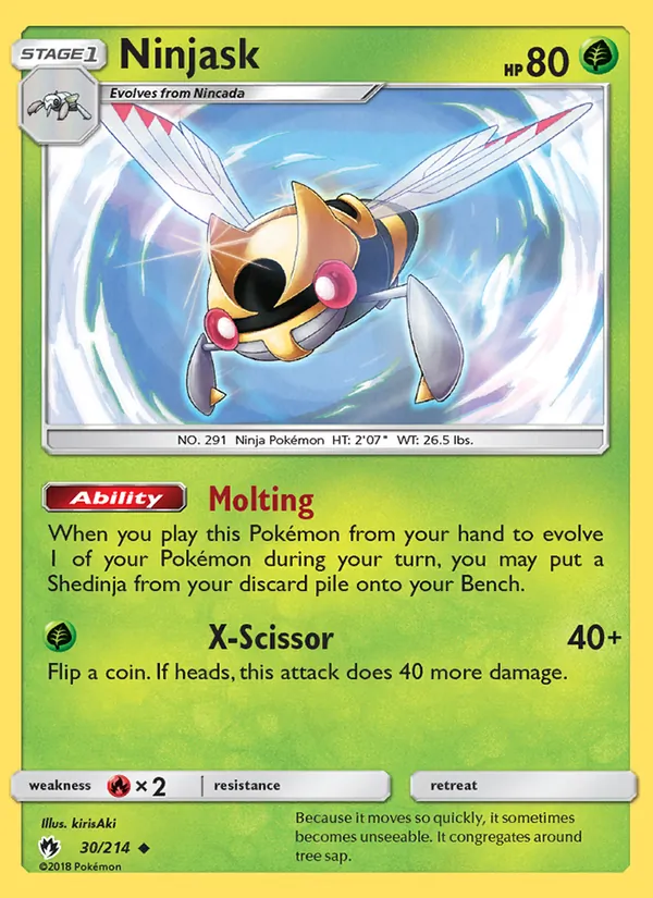 Ninjask 30/214 Lost Thunder