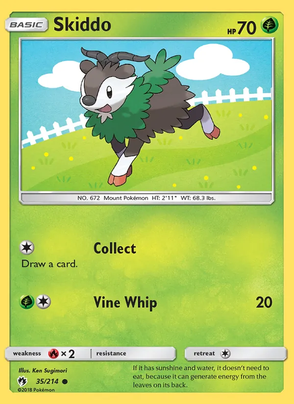 Skiddo 35/214 Lost Thunder