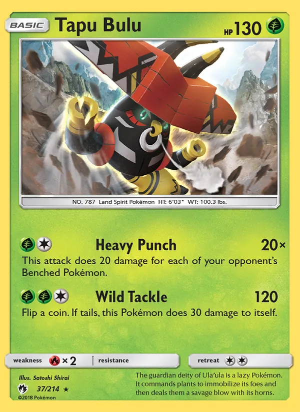 Tapu Bulu 37/214 Lost Thunder