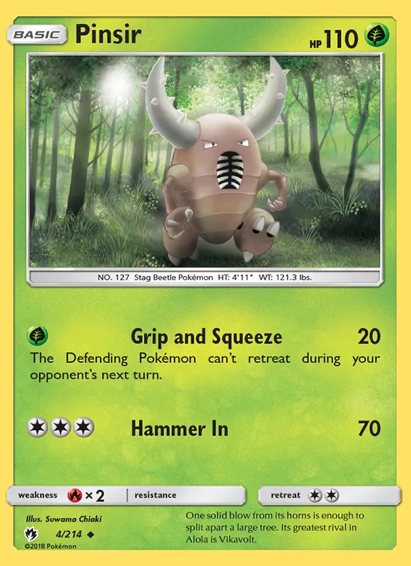Pinsir 4/214 Lost Thunder