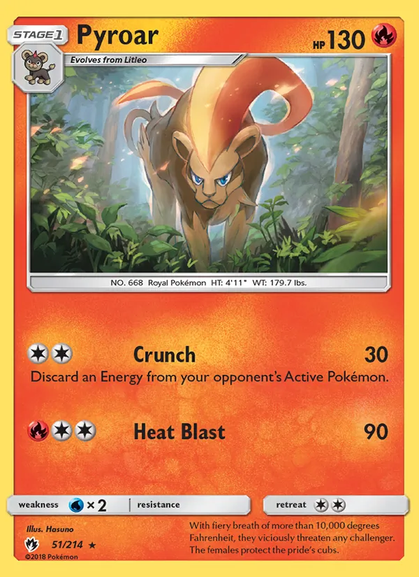 Pyroar 51/214 Lost Thunder