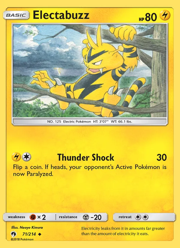 Electabuzz 71/214 Lost Thunder