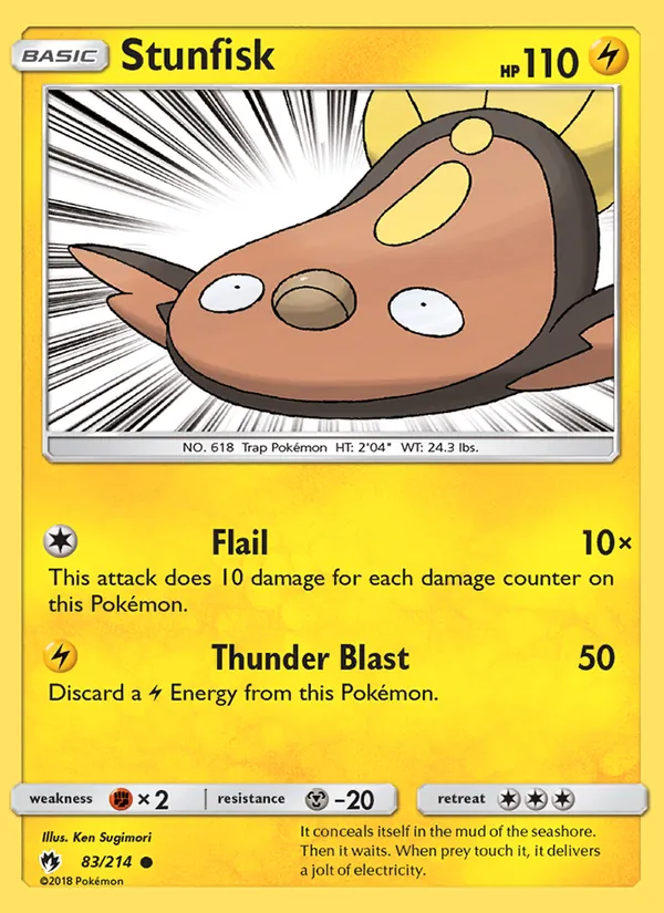 Stunfisk 83/214 Lost Thunder