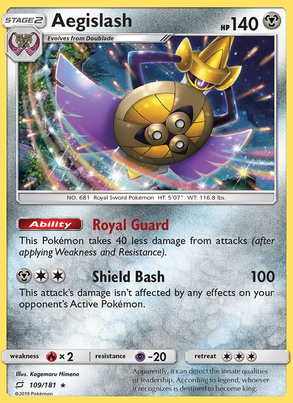 Aegislash 109/181 Team Up