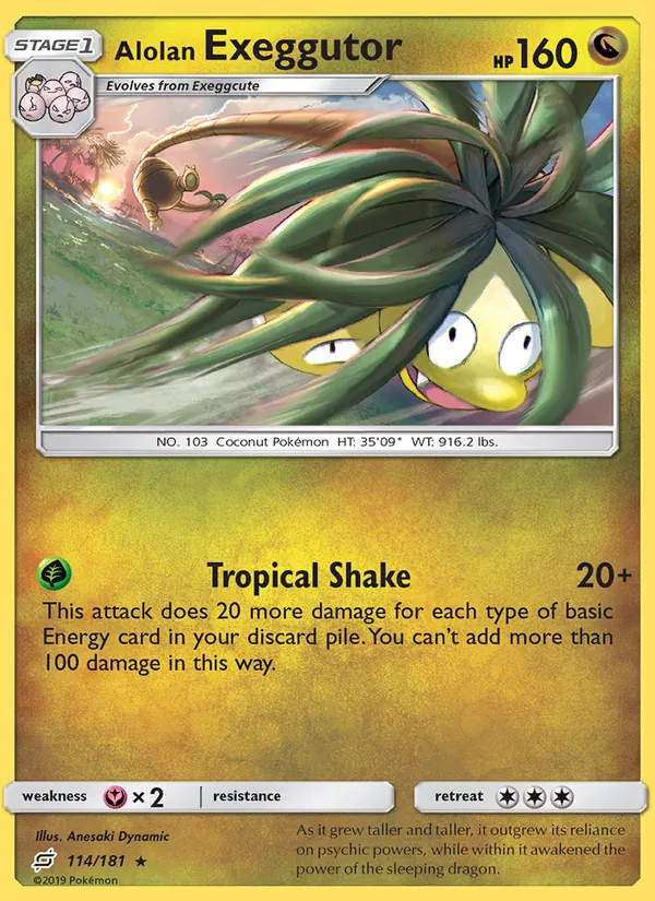 Alolan Exeggutor 114/181 Team Up