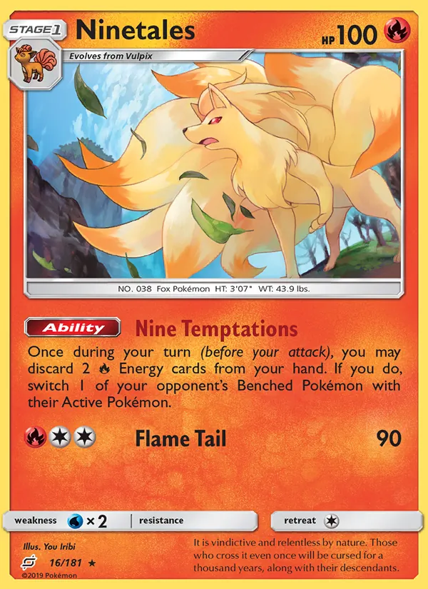 Ninetales 16/181 Team Up