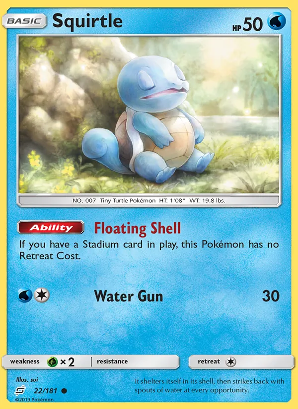 Squirtle 22/181 Team Up