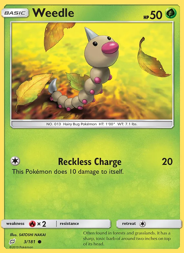 Weedle 3/181 Team Up