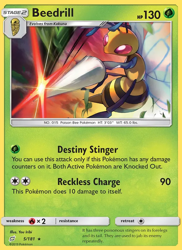 Beedrill 5/181 Team Up