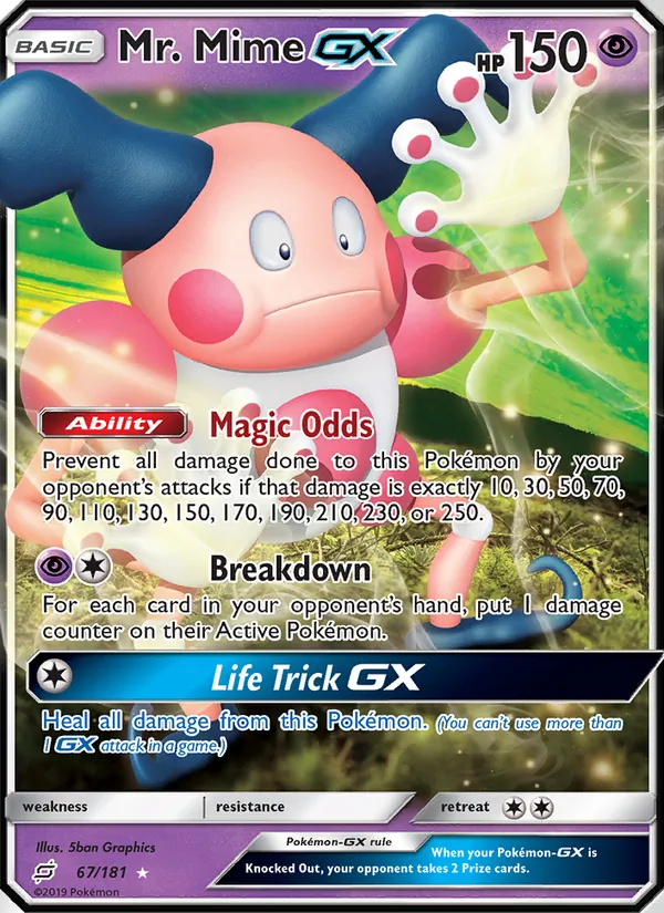 Mr. Mime GX 67/181 Team Up