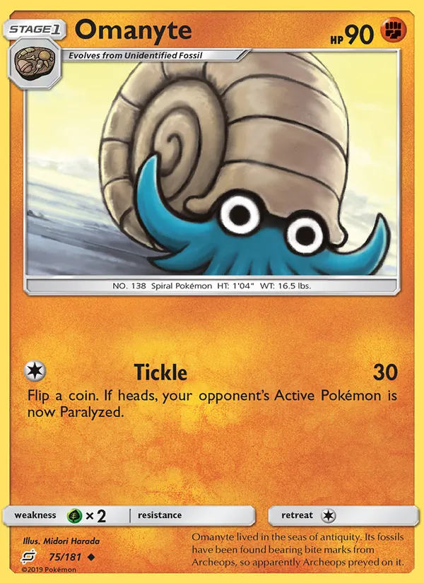 Omanyte 75/181 Team Up