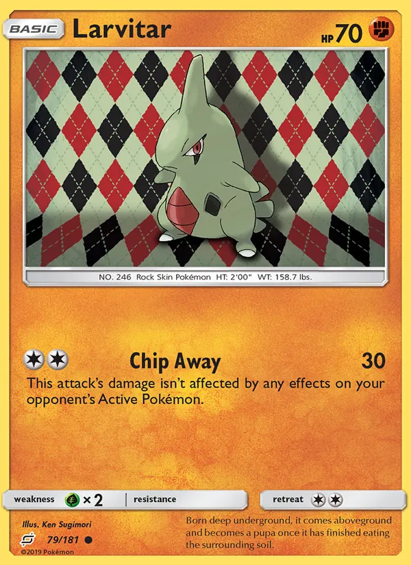 Larvitar 79/181 Team Up