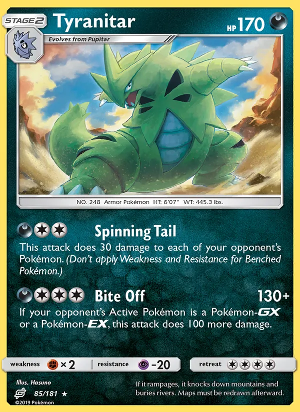 Tyranitar 85/181 Team Up