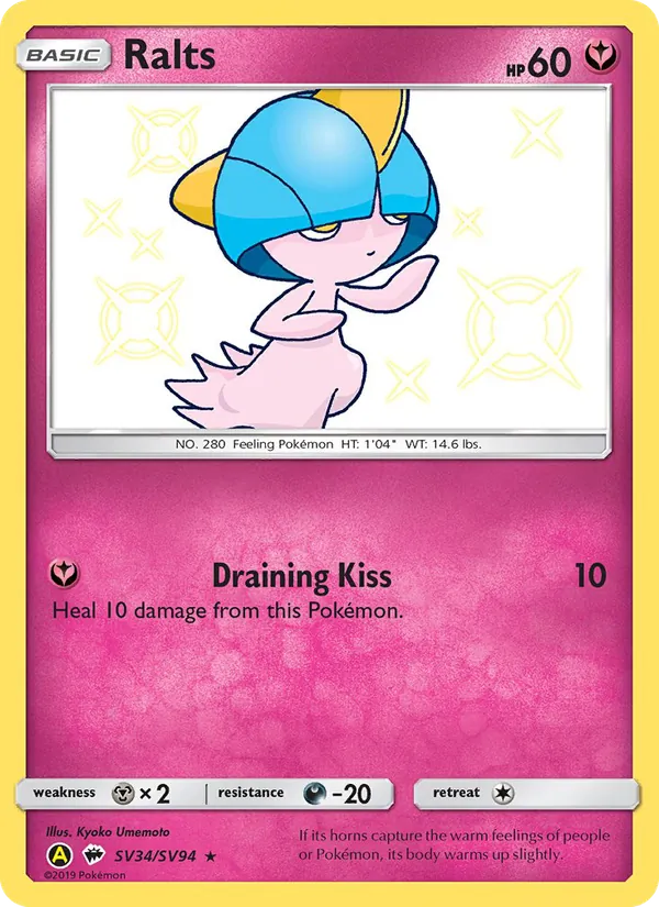 Ralts SV34 Hidden Fates Shiny Vault