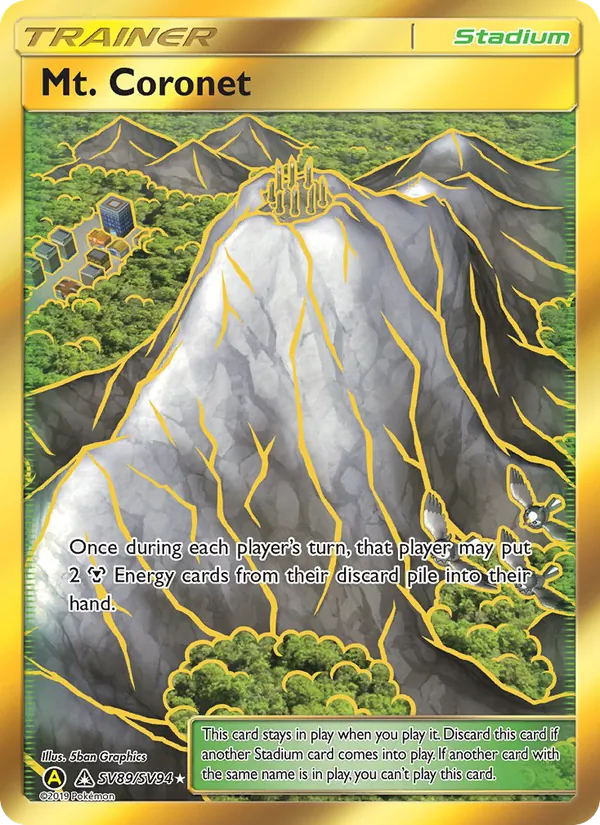 Mt. Coronet SV89 Hidden Fates Shiny Vault