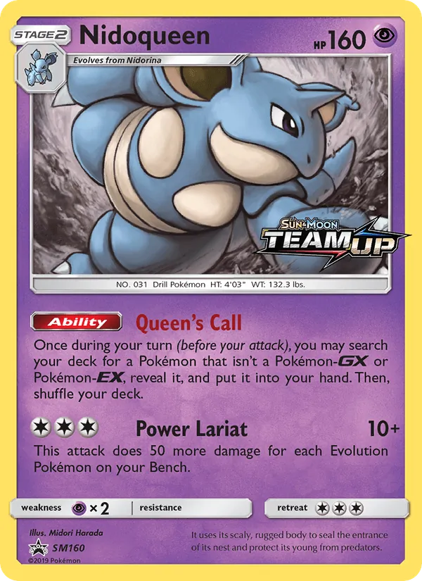 Nidoqueen SM160 SM Black Star Promos