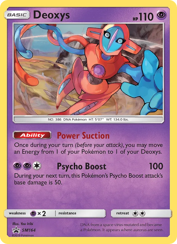 Deoxys SM164 SM Black Star Promos