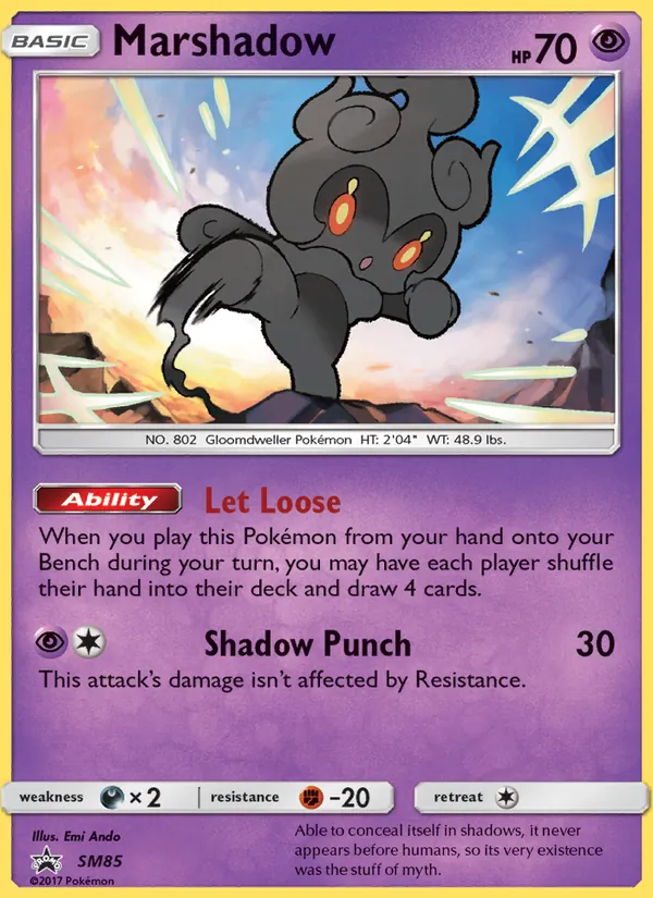Marshadow SM85 SM Black Star Promos