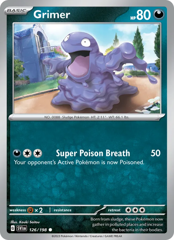 Grimer 126/198 Scarlet & Violet