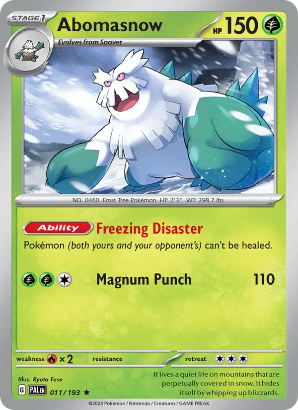 Abomasnow 011/193 Paldea Evolved