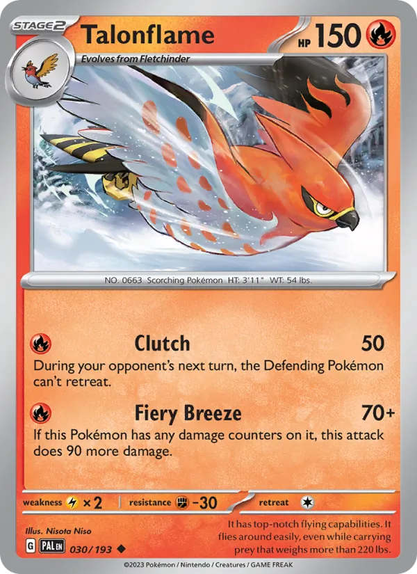 Talonflame 030/193 Paldea Evolved