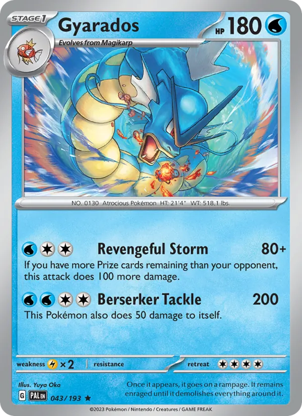 Gyarados 043/193 Paldea Evolved