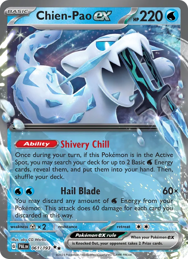 Chien-Pao ex 061/193 Paldea Evolved