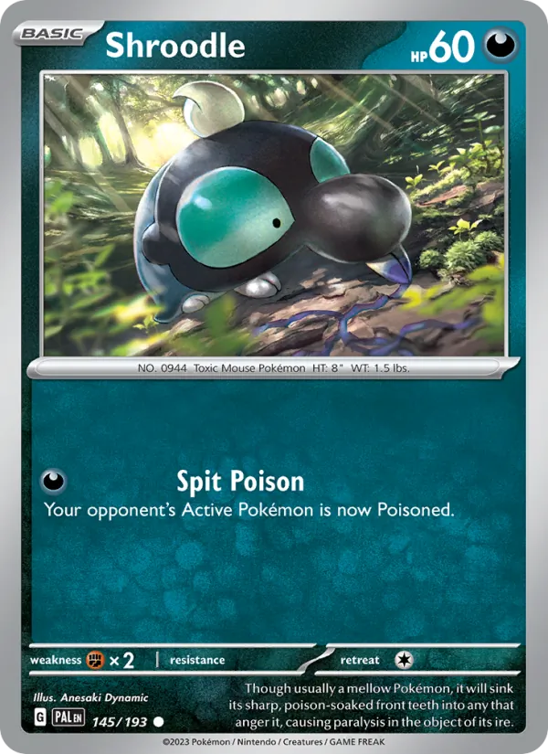 Shroodle 145/193 Paldea Evolved