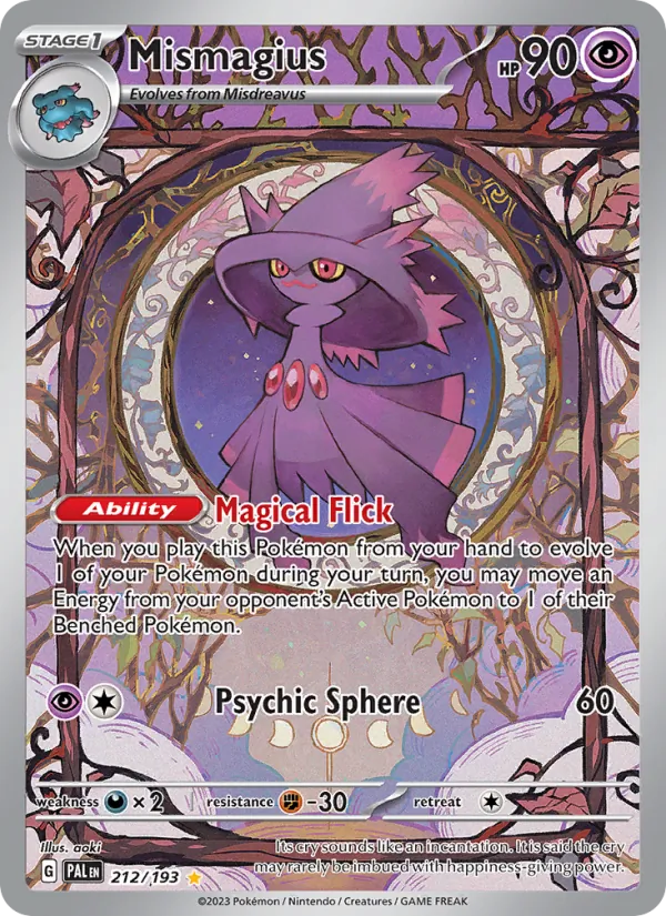 Mismagius 212/193 Paldea Evolved