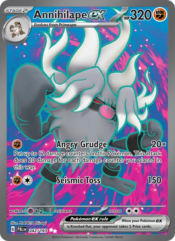 Annihilape ex 242/193 Paldea Evolved